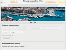 Tablet Screenshot of dinamyimmobilier.com